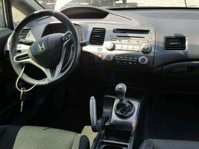 2HGFA1E62BH513440 - 2011 HONDA CIVIC LX-S SILVER photo 9