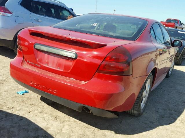 2G2WP552971124333 - 2007 PONTIAC GRAND PRIX BURGUNDY photo 4