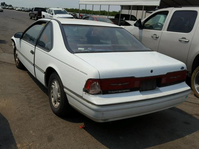 1FAPP6043MH105869 - 1991 FORD THUNDERBIR WHITE photo 3