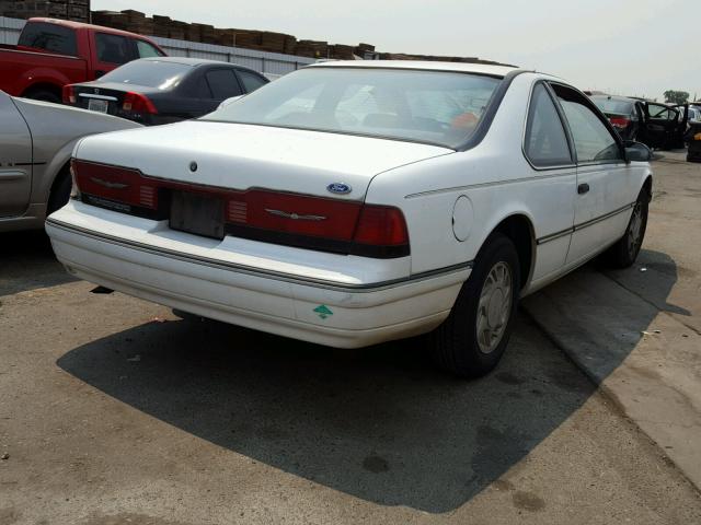 1FAPP6043MH105869 - 1991 FORD THUNDERBIR WHITE photo 4