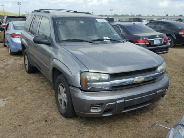 1GNDT13S152235988 - 2005 CHEVROLET TRAILBLAZE GRAY photo 1