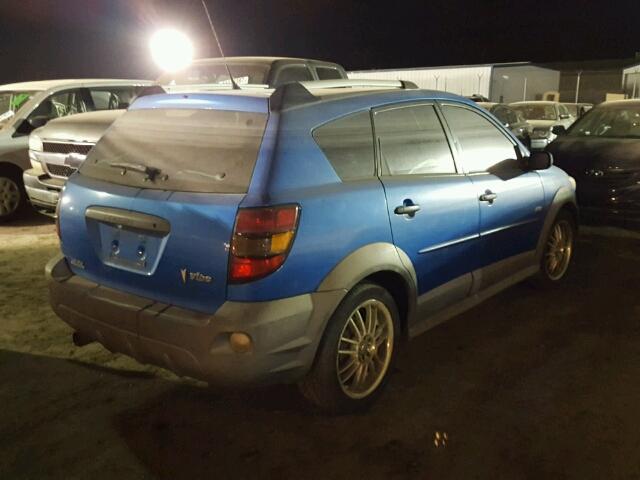 5Y2SL65867Z400409 - 2007 PONTIAC VIBE BLUE photo 4