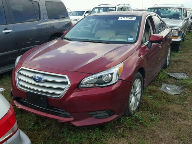 4S3BNBD69G3013357 - 2016 SUBARU LEGACY 2.5 BURGUNDY photo 2