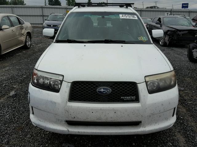 JF1SG66658H729343 - 2008 SUBARU FORESTER WHITE photo 9