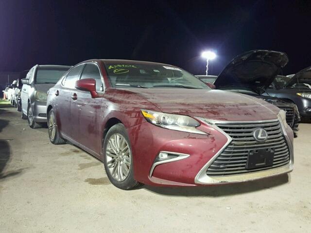 58ABK1GG8HU039052 - 2017 LEXUS ES BURGUNDY photo 1