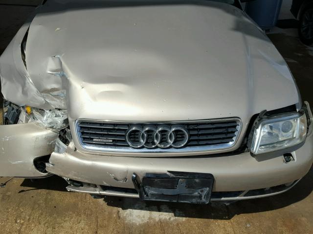 WAUDC68D61A003206 - 2001 AUDI A4 1.8T QU SILVER photo 7