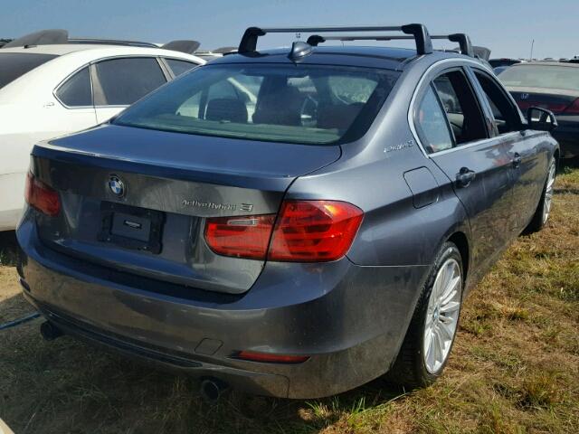 WBA3F9C51EF484561 - 2014 BMW ACTIVEHYBR GRAY photo 4