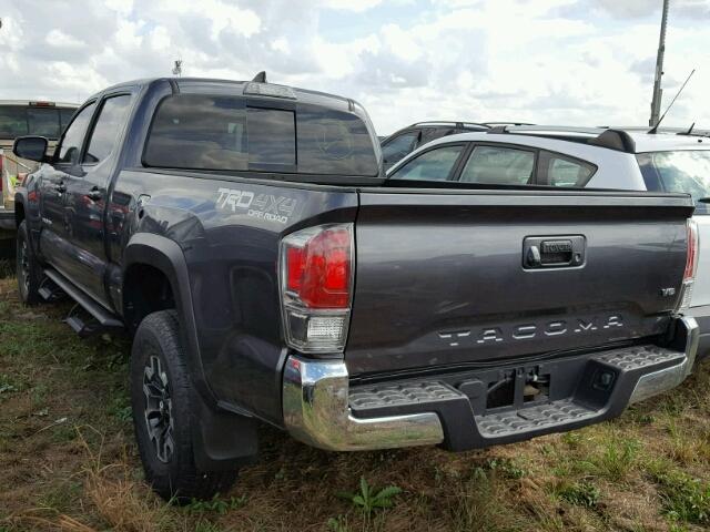 5TFDZ5BN7HX016017 - 2017 TOYOTA TACOMA DOU GRAY photo 3