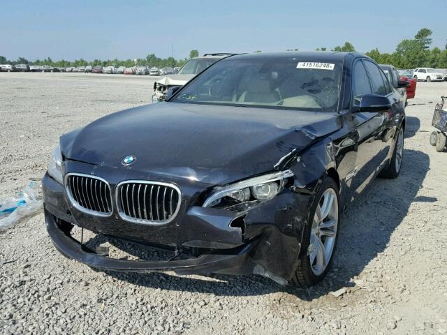 WBAYA8C51DD227778 - 2013 BMW 750I BLACK photo 2
