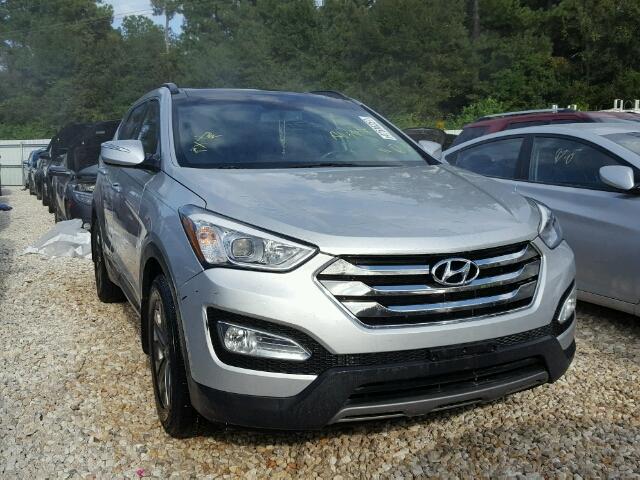 5XYZU3LB4EG186203 - 2014 HYUNDAI SANTA FE S GRAY photo 1