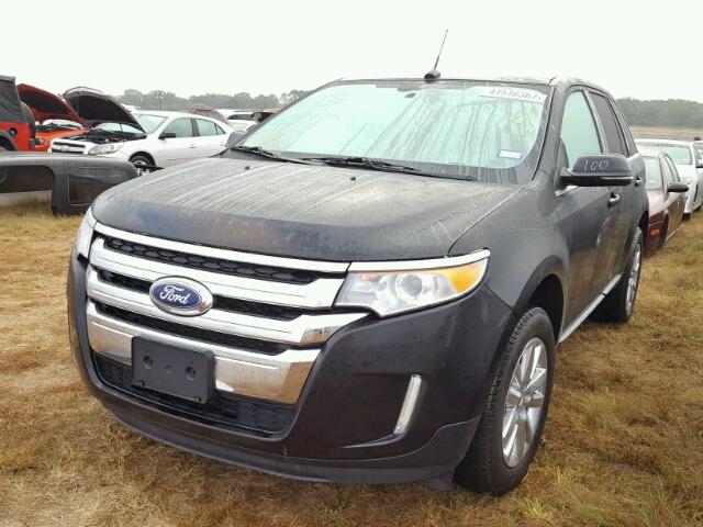 2FMDK3KC5EBB16624 - 2014 FORD EDGE LIMIT BLACK photo 2