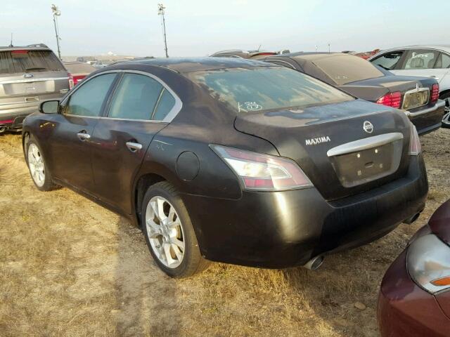 1N4AA5AP8EC479953 - 2014 NISSAN MAXIMA BLACK photo 3