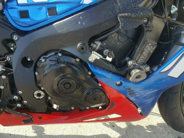 JS1GR7MA8G2100002 - 2016 SUZUKI GSX-R750 BLUE photo 7