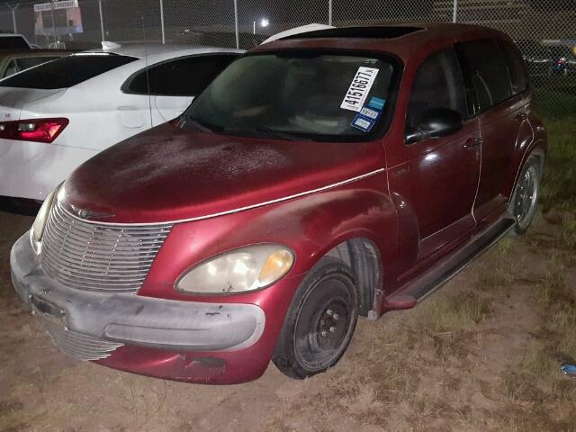 3C4FY48B22T267615 - 2002 CHRYSLER PT CRUISER BURGUNDY photo 2