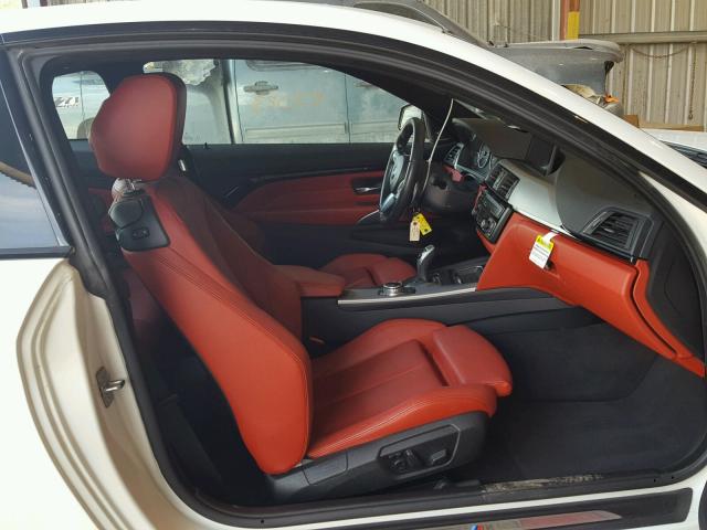 WBA3R1C5XEK190480 - 2014 BMW 435 I WHITE photo 5