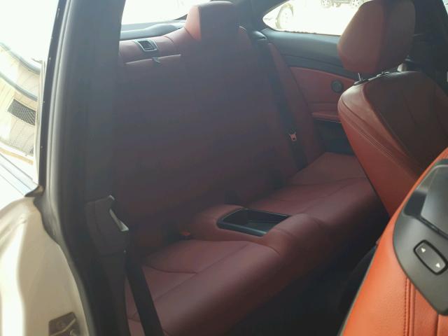 WBA3R1C5XEK190480 - 2014 BMW 435 I WHITE photo 6