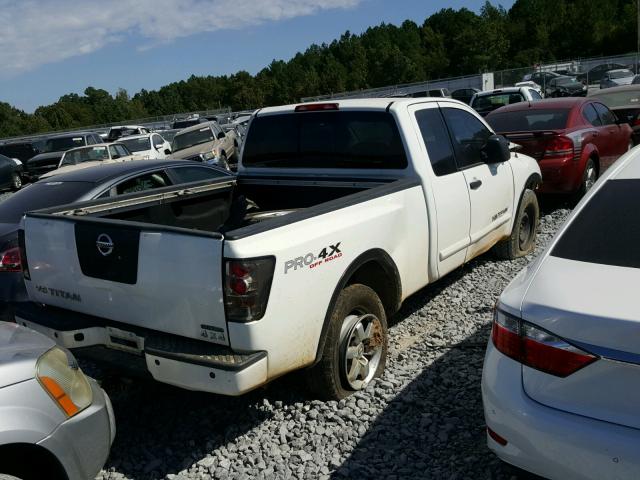 1N6BA06C08N321975 - 2008 NISSAN TITAN WHITE photo 4