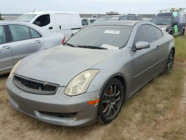 JNKCV54E36M704873 - 2006 INFINITI G35 GRAY photo 2