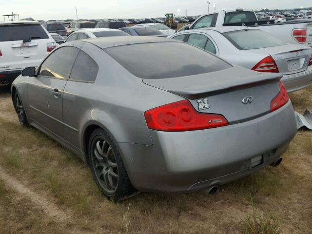 JNKCV54E36M704873 - 2006 INFINITI G35 GRAY photo 3