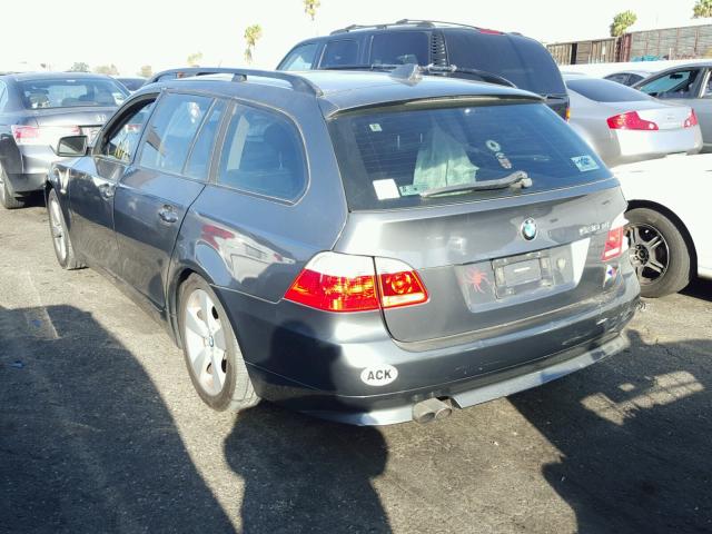 WBANN73556CN03406 - 2006 BMW 530 XIT GRAY photo 3