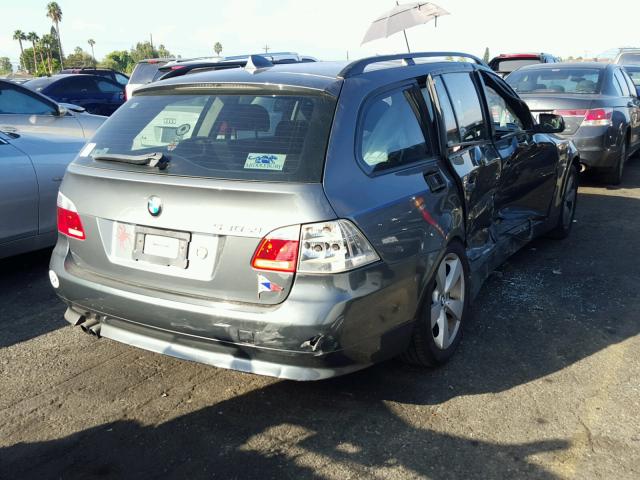 WBANN73556CN03406 - 2006 BMW 530 XIT GRAY photo 4