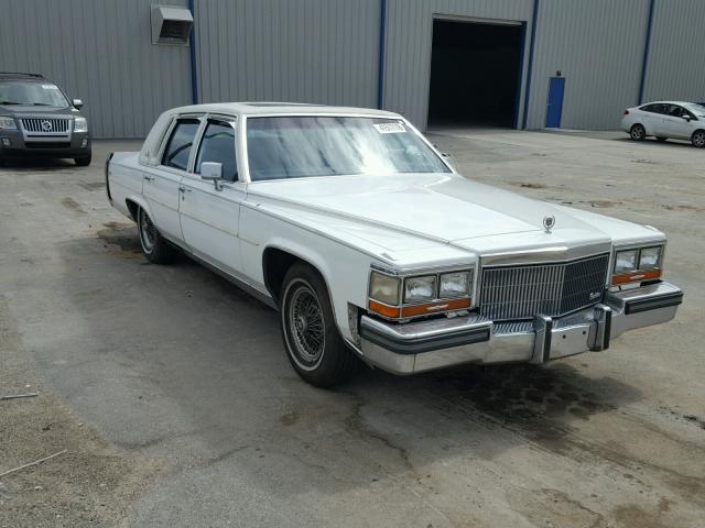 1G6DW51Y5KR735737 - 1989 CADILLAC BROUGHAM WHITE photo 1