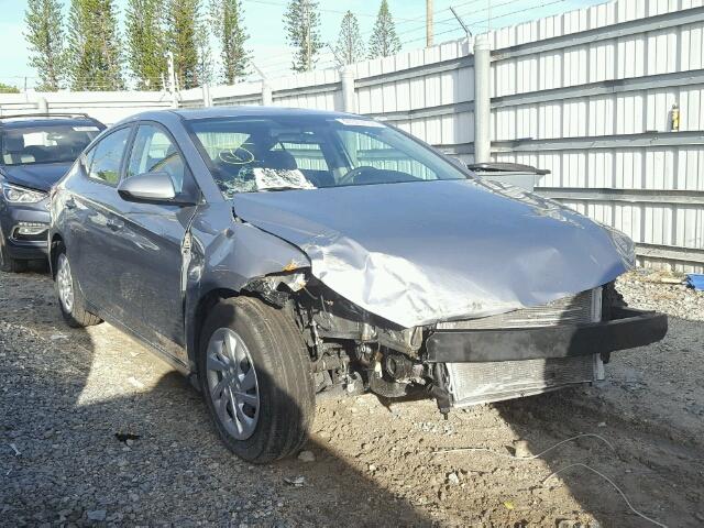 5NPD74LF3HH111600 - 2017 HYUNDAI ELANTRA SE SILVER photo 1