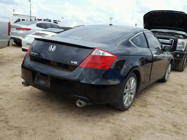 1HGCS2B83AA000870 - 2010 HONDA ACCORD BLACK photo 4