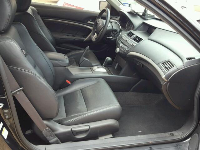 1HGCS2B83AA000870 - 2010 HONDA ACCORD BLACK photo 5