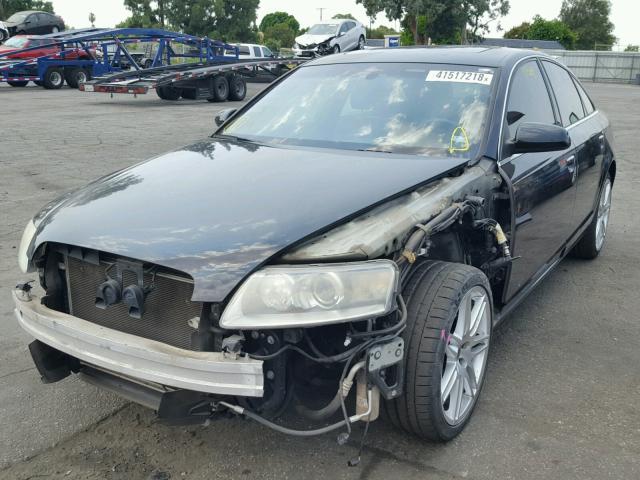 WAUEH74F58N132947 - 2008 AUDI A6 S-LINE BLACK photo 2