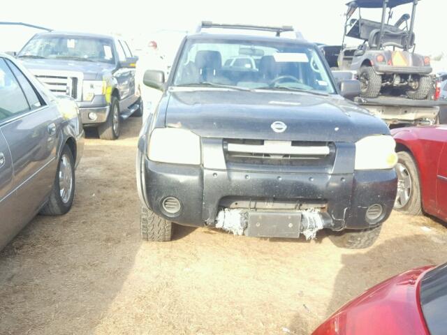 1N6ED27T34C462611 - 2004 NISSAN FRONTIER C BLACK photo 10