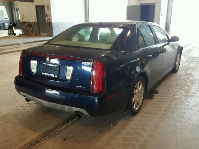 1G6DW677570162886 - 2007 CADILLAC STS BLUE photo 4