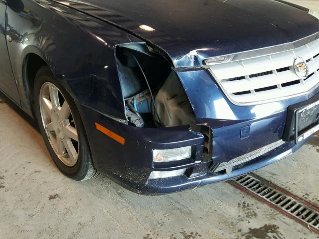 1G6DW677570162886 - 2007 CADILLAC STS BLUE photo 9