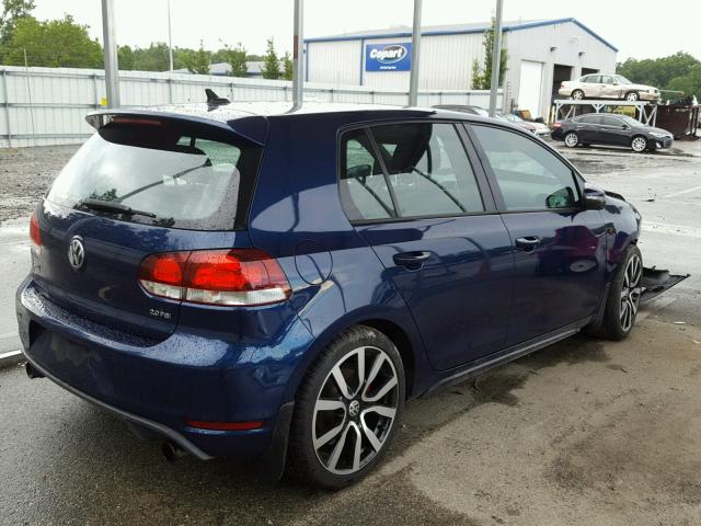 WVWGD7AJ3CW162712 - 2012 VOLKSWAGEN GTI BLUE photo 4