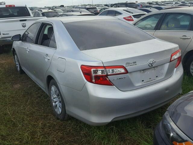 4T4BF1FK5CR188549 - 2012 TOYOTA CAMRY BASE SILVER photo 3
