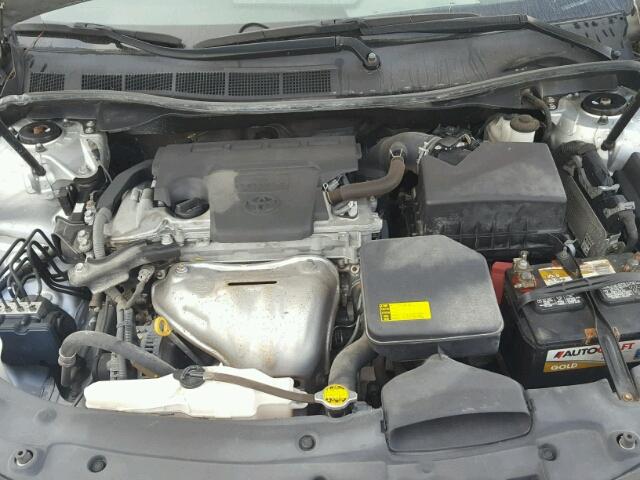 4T4BF1FK5CR188549 - 2012 TOYOTA CAMRY BASE SILVER photo 7