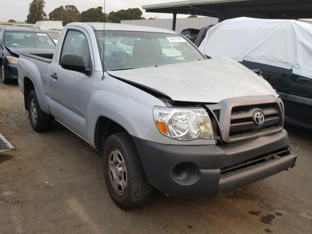 5TENX22N37Z461449 - 2007 TOYOTA TACOMA SILVER photo 1