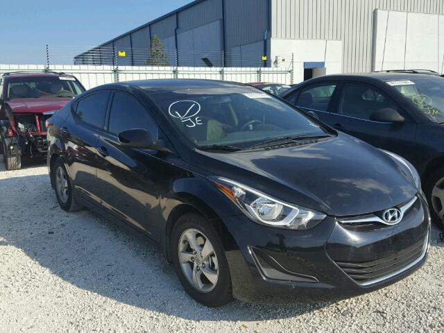 KMHDH4AE5FU225300 - 2015 HYUNDAI ELANTRA SE BLACK photo 1