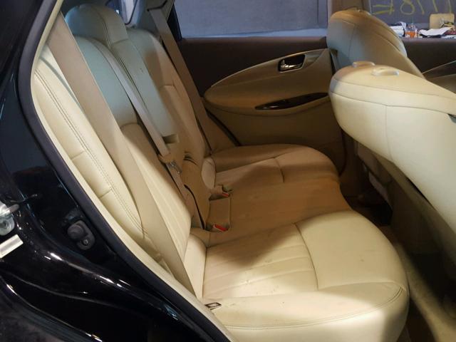 JNKAJ09E08M303721 - 2008 INFINITI EX35 BASE BLACK photo 6