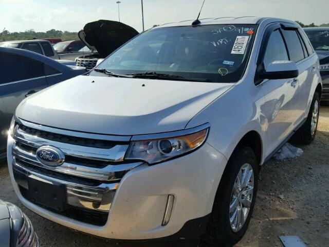 2FMDK3KC9DBA21627 - 2013 FORD EDGE Білий фото 2