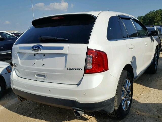 2FMDK3KC9DBA21627 - 2013 FORD EDGE Білий фото 4