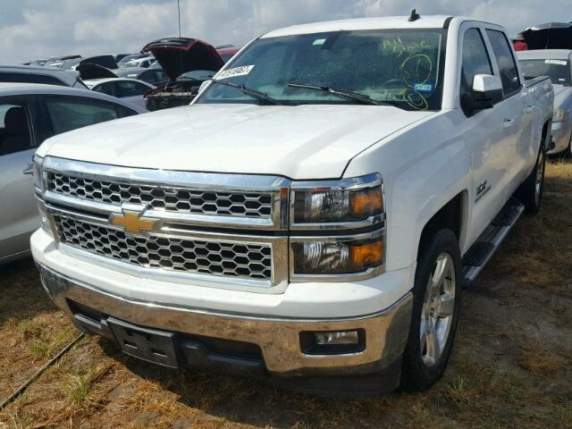 3GCPCREHXEG211251 - 2014 CHEVROLET SILVERADO WHITE photo 2