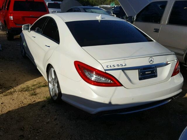 WDDLJ7DB0EA122007 - 2014 MERCEDES-BENZ CLS 550 WHITE photo 3