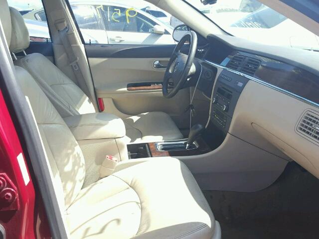 2G4WD582381135762 - 2008 BUICK LACROSSE BURGUNDY photo 5