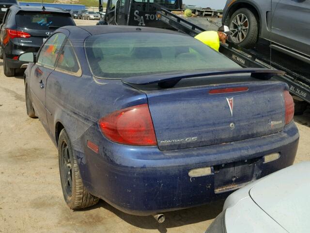 1G2AL15F677293617 - 2007 PONTIAC G5 BLUE photo 3