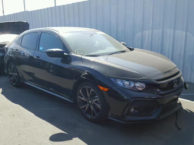 SHHFK7H4XJU404560 - 2018 HONDA CIVIC SPOR BLACK photo 1
