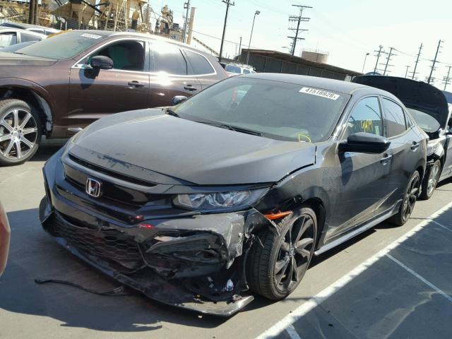 SHHFK7H4XJU404560 - 2018 HONDA CIVIC SPOR BLACK photo 2