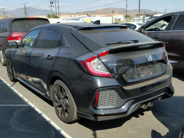 SHHFK7H4XJU404560 - 2018 HONDA CIVIC SPOR BLACK photo 3