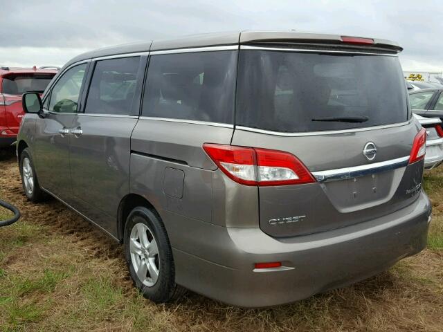 JN8AE2KP1F9123844 - 2015 NISSAN QUEST GRAY photo 3