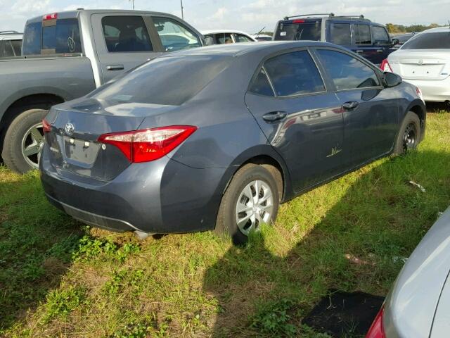 5YFBURHE1HP602876 - 2017 TOYOTA COROLLA GRAY photo 4